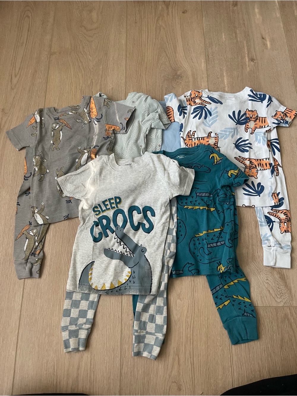 Six pair Carters PJs
